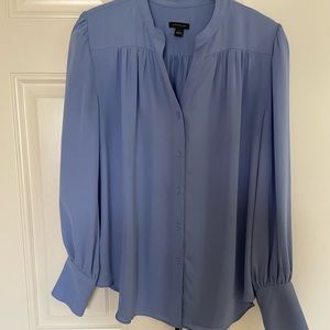 Ann Taylor blue blouse.